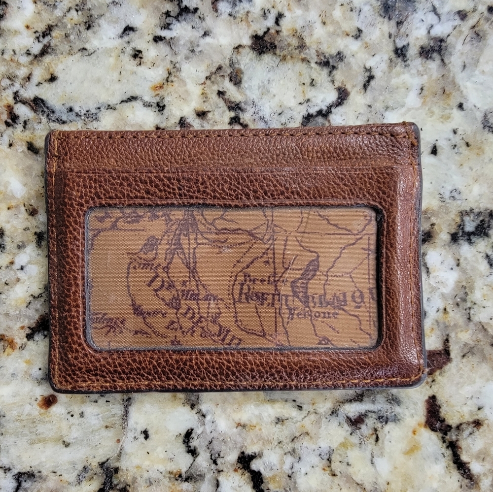 Patricia Nash Brown Lewther Card Wallet